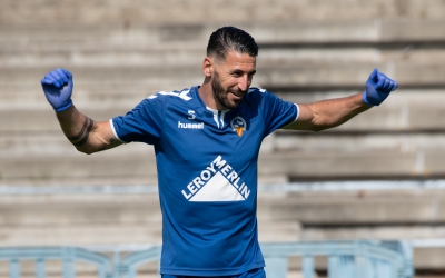 Pajarero, entrenant-se aquests dies a Sant Oleguer | Roger Benet